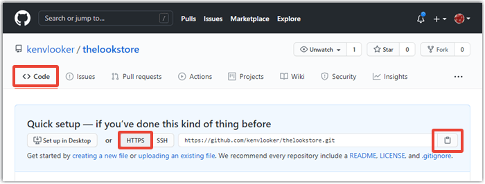 Looker Custom Visualization: Copy URL New Repository